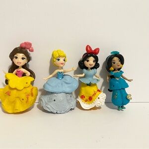 Disney Princess Little Kingdom Doll Lot Toy Cinderella Belle Jasmine Snow White